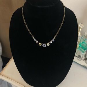 Petite Round Stone Necklace